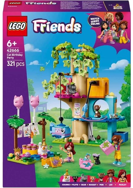 LEGO Friends Kedi Doğum Günü Partisi ve Ağaç Ev 42666 fırsatları