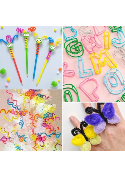 Şönil Tel, El Işi, Dıy, Hobi ve Çiçek Yapım Teli, Sarı, 100 Adet, 6 mm - 30 cm indirimleri