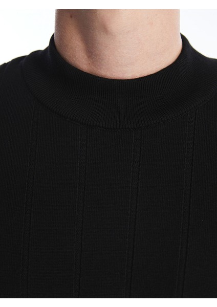 Yeni Sezon Yarım Balıkçı Yaka Uzun Kollu Erkek Triko Kazak modelleri