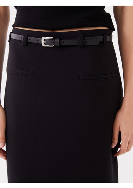 Yeni Sezon Kadın Standart Fit Düz Etek modelleri