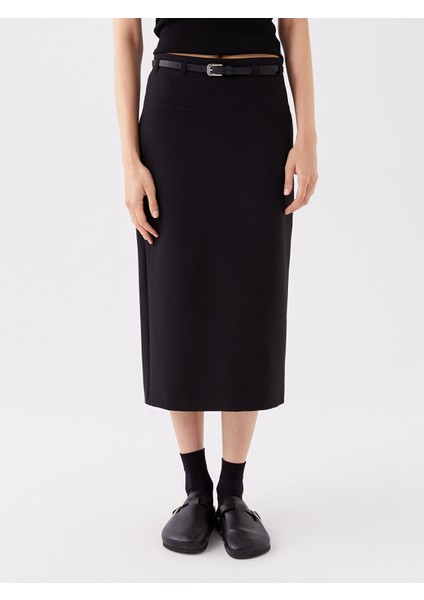 Yeni Sezon Kadın Standart Fit Düz Etek fırsatları