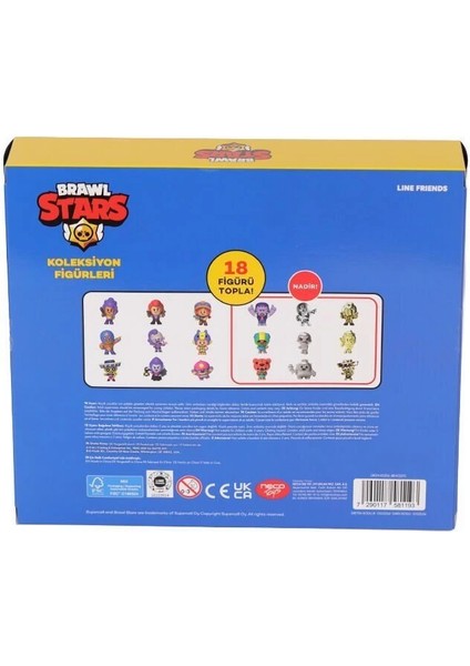 Pmı BRW2070 Brawl Stars 8li Delüks Figür Set Asorti modelleri