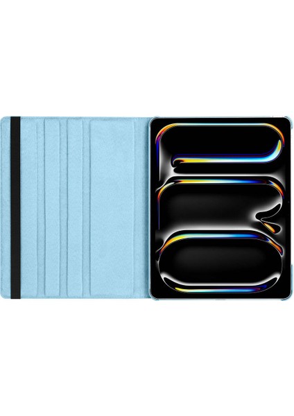 iPad Pro 13 2025 M5 Mkst Dönebilen Standlı Kılıf - Mavi fırsatları