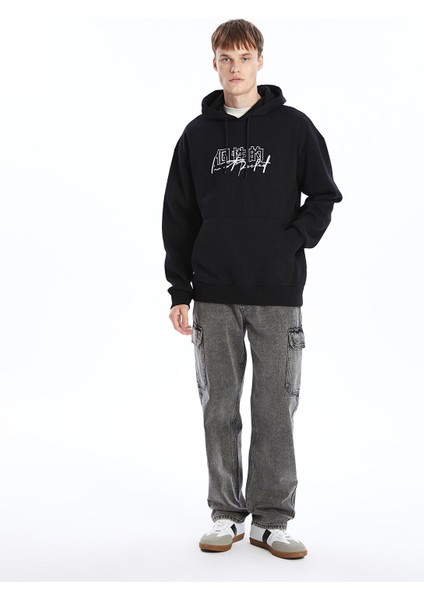 Yeni Sezon Uzun Kollu Baskılı Erkek Kalın Hoodie fiyatları