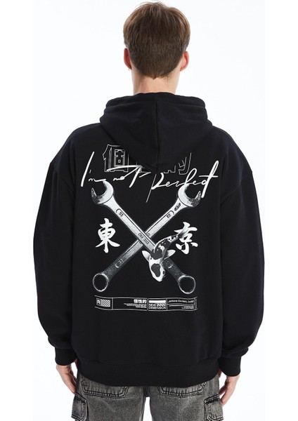 Yeni Sezon Uzun Kollu Baskılı Erkek Kalın Hoodie indirimleri