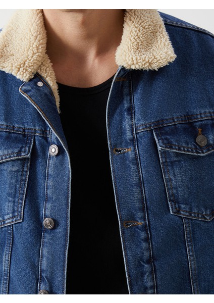 Yeni Sezon Slim Fit Erkek Jean Ceket modelleri