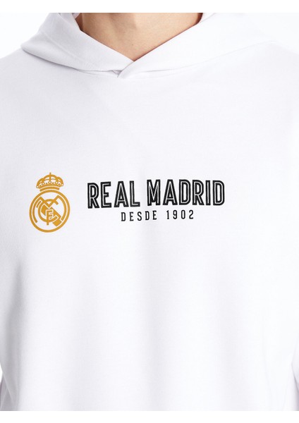 Yeni Sezon Uzun Kollu Real Madrid Baskılı Erkek Hoodie modelleri