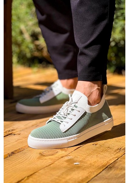 Lvsqvr KB-110 Kuback Yeşil Triko Yüksek Taban Bağcıklı Günlük Erkek Ayakkabı (Numara: 42) modelleri