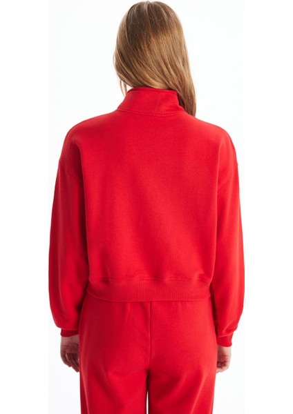 Yeni Sezon Dik Yaka Kadın Sweatshirt fırsatları