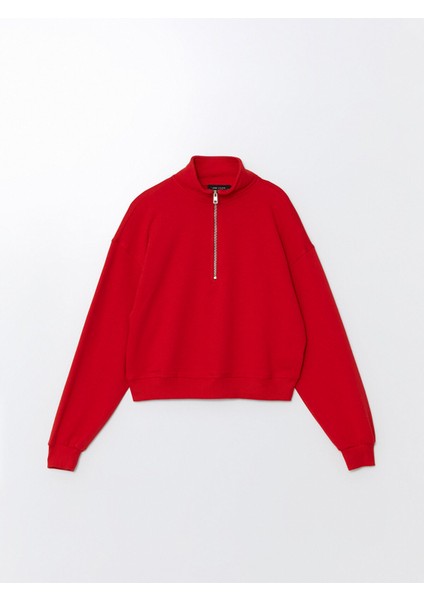 Yeni Sezon Dik Yaka Kadın Sweatshirt indirimleri