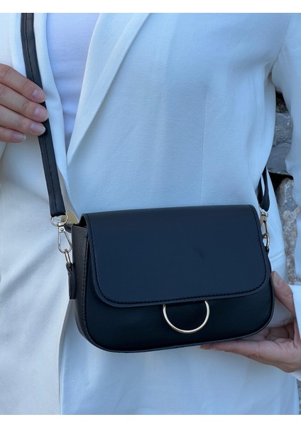 Aura Model Siyah Kadın El ve Omuz Çantası
