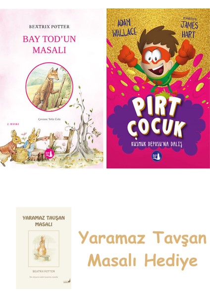 Bay Tod’un Masalı + Pırt Çocuk 3 - Kusmuk Deposuna Dalış + Yaramaz Tavşan Masalı