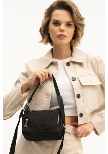 Benetton Kadın Çapraz Çanta Siyah BNT1202