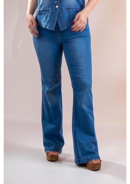 Kadın 1220024 Spain Kot Pantolon Mavi fiyatları