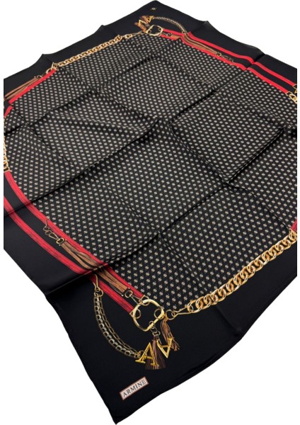 Nostalji Serisi Sura Ipek Eşarp 8314DS