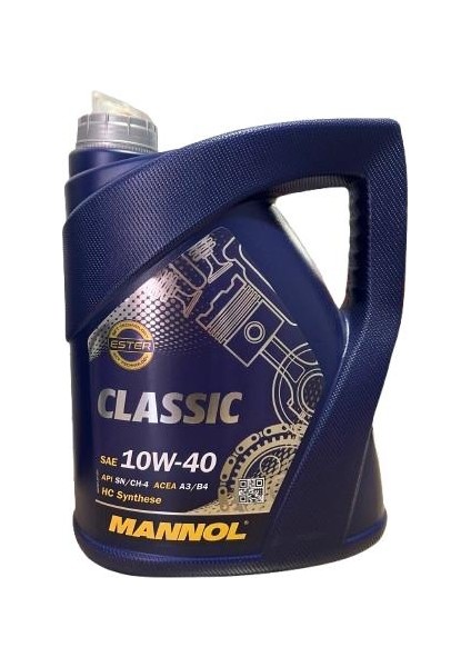 Classıc Apı Sn/ch4 Acea A3/b4 10W-40 5l Motor Yağı