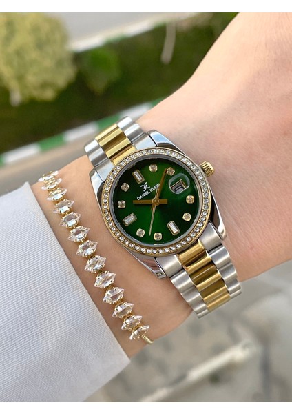 Taşlı Mini Kasa Kadın Kol Saati ve Bileklik modelleri