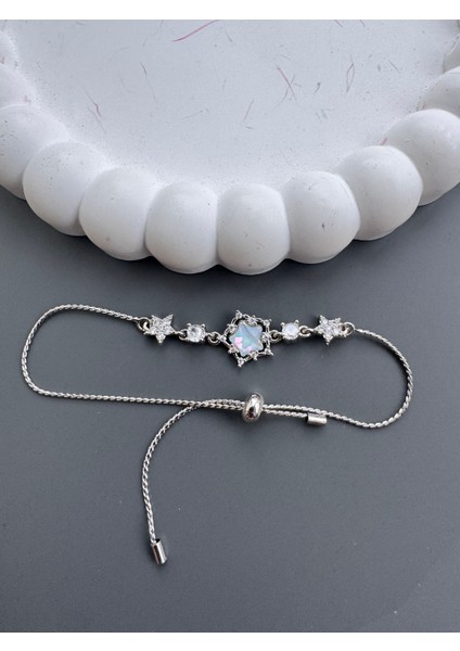 Mavi Yıldız Bileklik Çelik