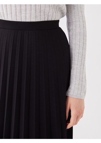 Yeni Sezon Beli Lastikli Kadın Pileli Etek modelleri