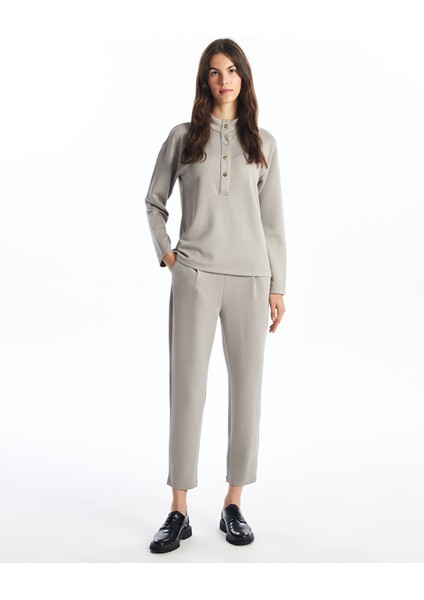 Yeni Sezon Beli Lastikli Kadın Pantolon
