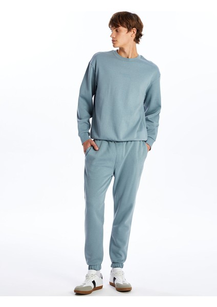 Yeni Sezon Standart Kalıp Erkek Kalın Jogger Eşofman Altı