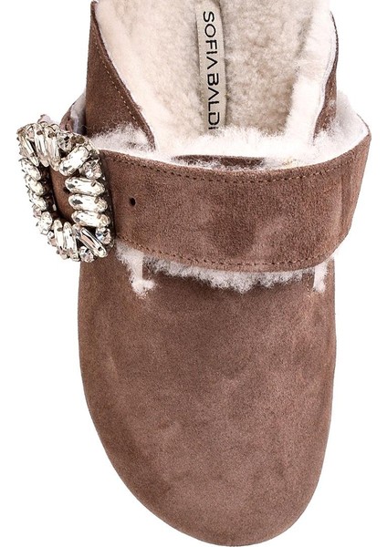 Fays Capucıno Süet Kadın Düz Terlik fırsatları