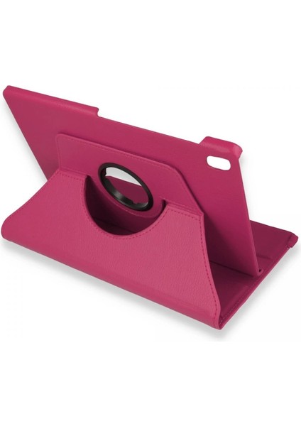 Lenovo M10 Fhd Plus X606F Kılıf 360 Tablet Deri Kılıf - Pembe