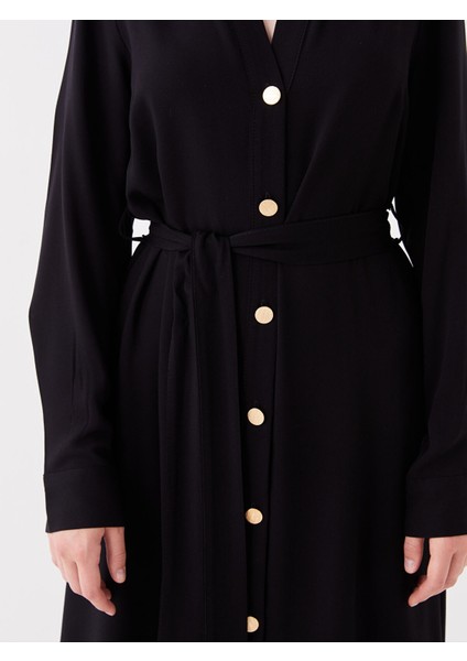 Yeni Sezon Düz Uzun Kollu Kadın Gömlek Elbise fırsatları