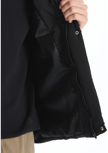 Yeni Sezon Standart Kalıp Dik Yaka Erkek Şişme Yelek fırsatları