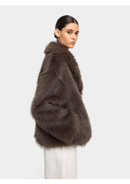 Kürk Efektli Hacimli Mont modelleri