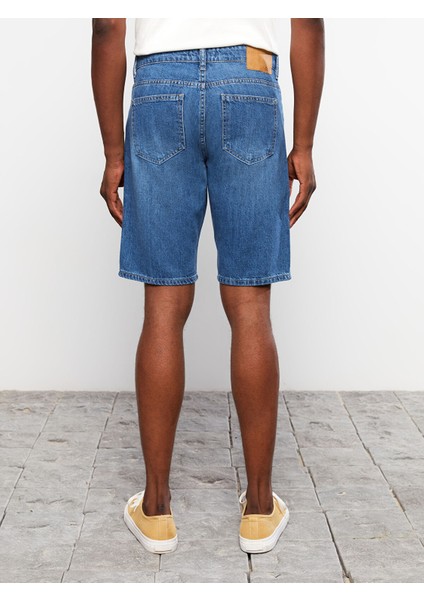 Yeni Sezon Standart Kalıp Erkek Jean Şort fırsatları