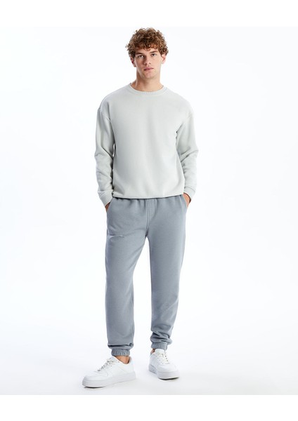 Yeni Sezon Standart Kalıp Erkek Kalın Jogger Eşofman Altı