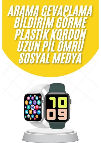 Akıllı Saat Uyku ve Sağlık Takibi Arama Cevaplama 44 mm Amoled Ekran
