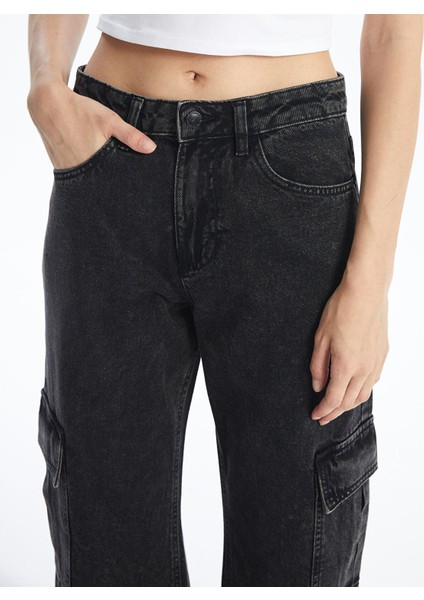 Yeni Sezon Wideleg Kadın Kargo Jean Pantolon modelleri