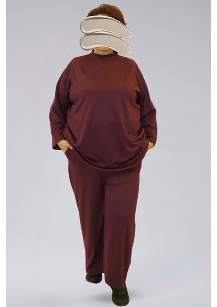 Mevsimlik Eşofman Takımı- Ecrin Kumaş Büyük Beden Eşofman Takımı fiyatları
