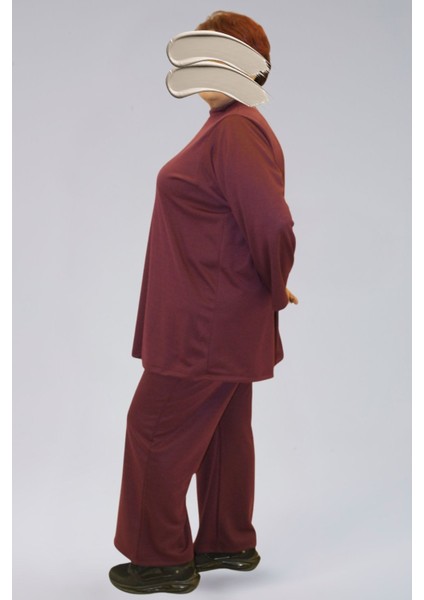 Mevsimlik Eşofman Takımı- Ecrin Kumaş Büyük Beden Eşofman Takımı indirimleri