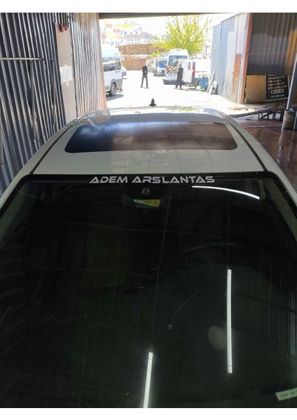 Ad Soyad Araç Sticker-Isim Soyisim Araba Yazısı-Araç Sticker-Ön Cam Araba Yazısı-Motosiklet Sticker modelleri