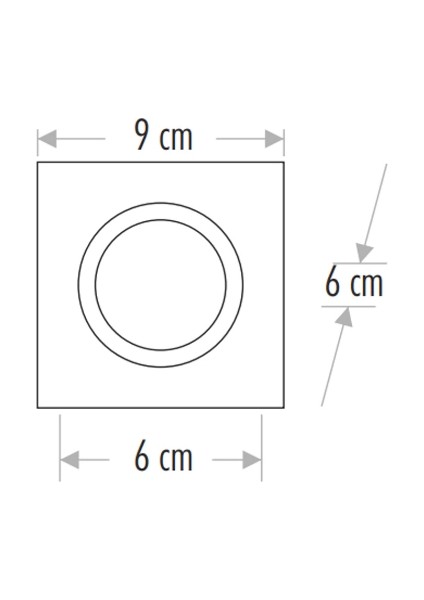 Noas YL65 1630 Hades Kare Cam Spot Kasası fiyatları