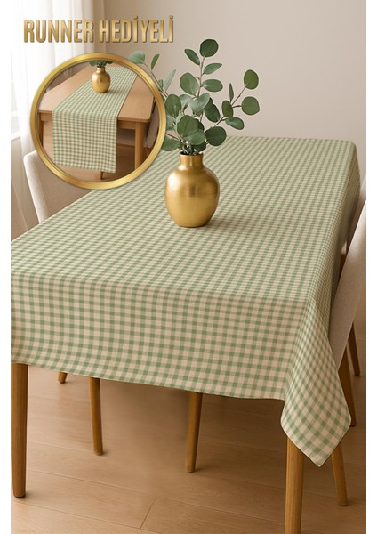 Şık Dokulu Leke Tutmaz Masa Örtüsü MSRT016