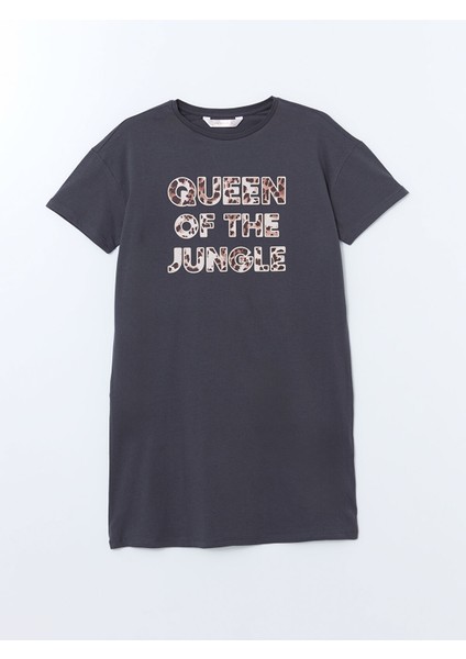 Yeni Sezon Bisiklet Yaka Baskılı Kadın Gecelik indirimleri