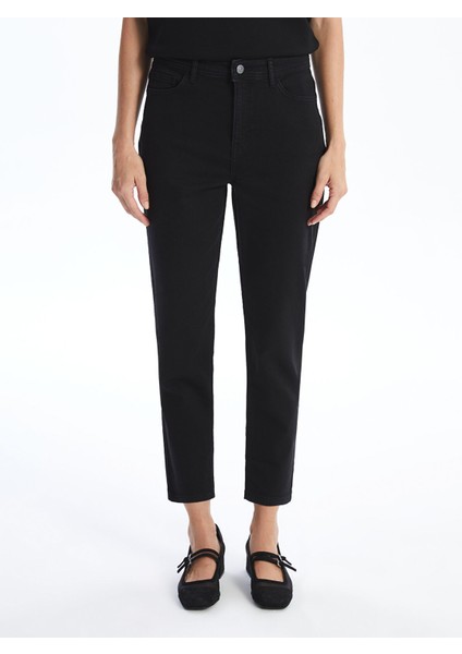 Yeni Sezon Slim Fit Kadın Içi Şardonlu Jean Pantolon fırsatları