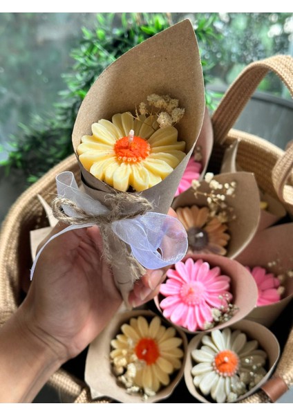 Düğün, Nişan, Söz,kına, Özel Gün Hediyelik Papatya Kokulu Buketi -10 Adet fiyatları