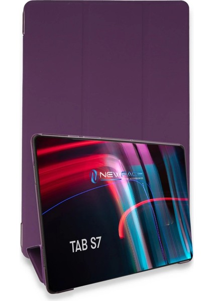 Samsung Galaxy T870 Tab S7 11 Kılıf Tablet Smart Kılıf - Mor