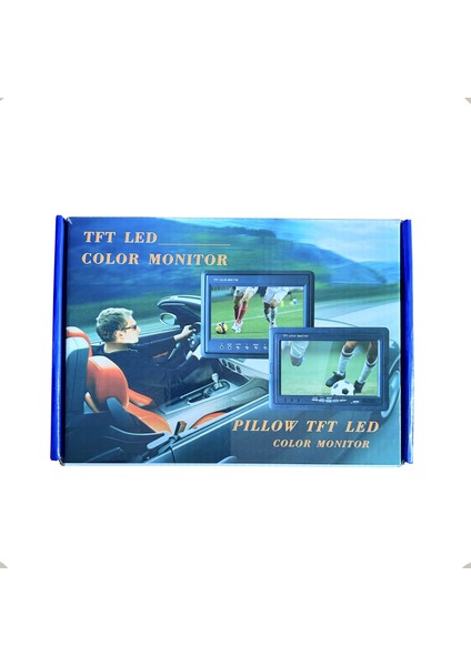 INOX-9032 7" Monitör 2 Video Çıkışlı