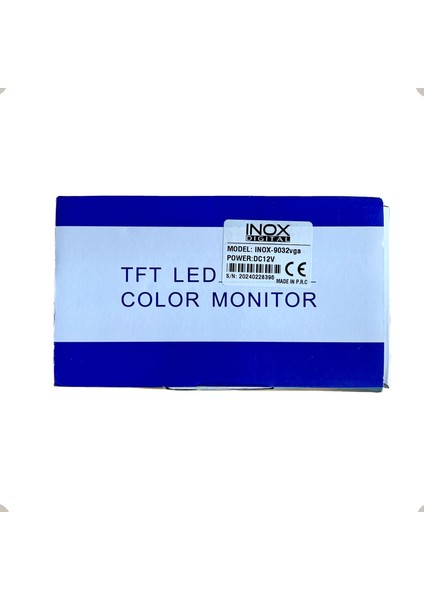 INOX-9032 7" Monitör 2 Video Çıkışlı fiyatları