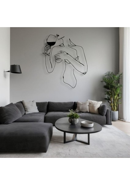 Metal Kadın Siluet Duvar Dekoru – Modern Minimalist Sanat Tasarımı Ev Ofis Salon Duvar Aksesuarı modelleri