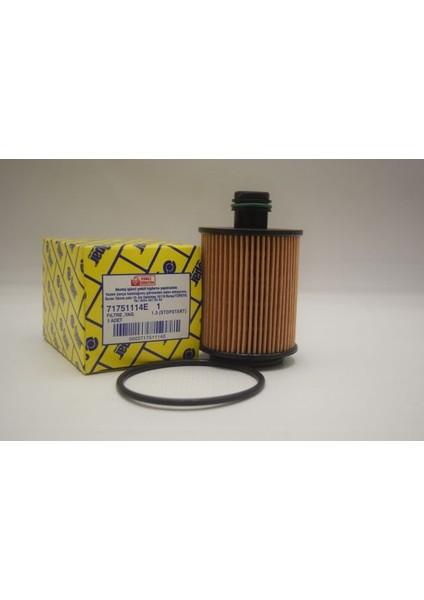 Fıltre,yag 1.3 (Stopstart) 71751114E Yağ Filtresi Fiorino 1.3 Multijet (Start-Stop) Euro 5 Motor