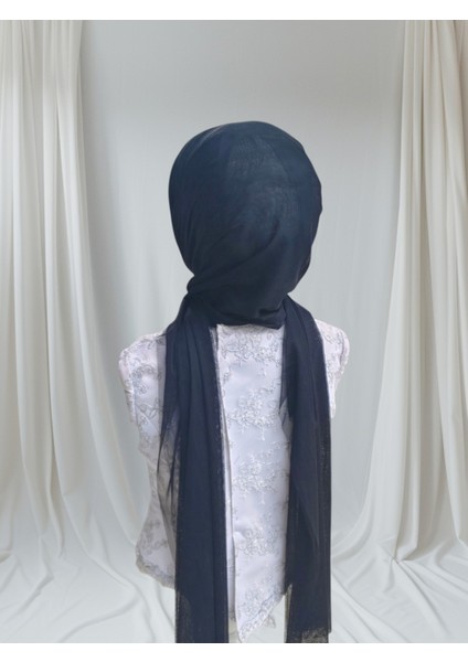 Simsiz Siyah Gamze Model Hazır Duvak Hazır Şal Hazır Türban modelleri