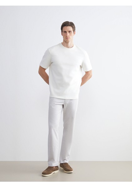 Yeni Sezon Standart Kalıp Gabardin Erkek Chino Pantolon