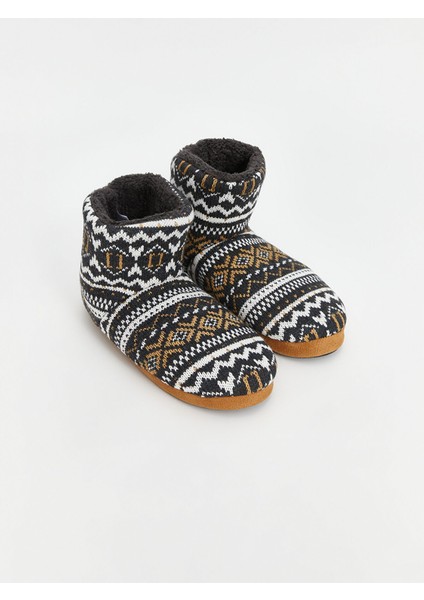 Yeni Sezon Nakışlı Erkek Ev Botu